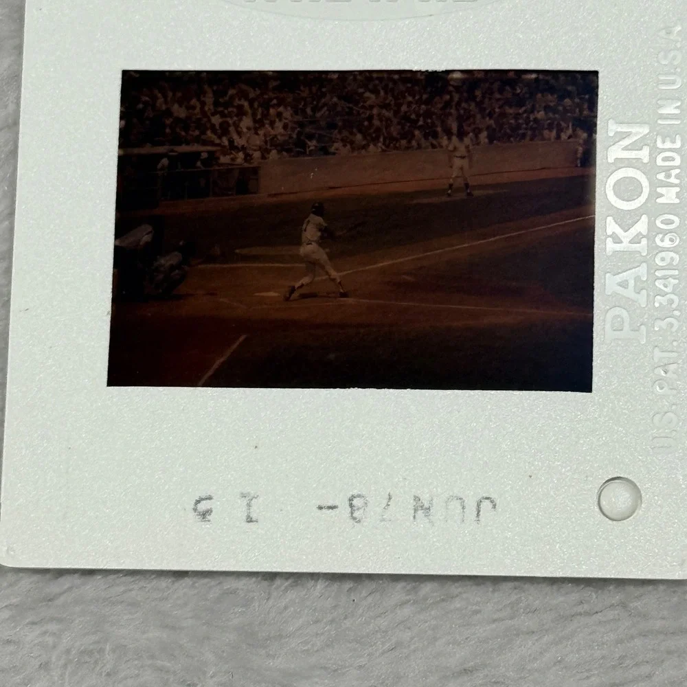 Fuji Film Vintage Baseball Slides 1978 Lot of 17 Action Shots Stadium Photos